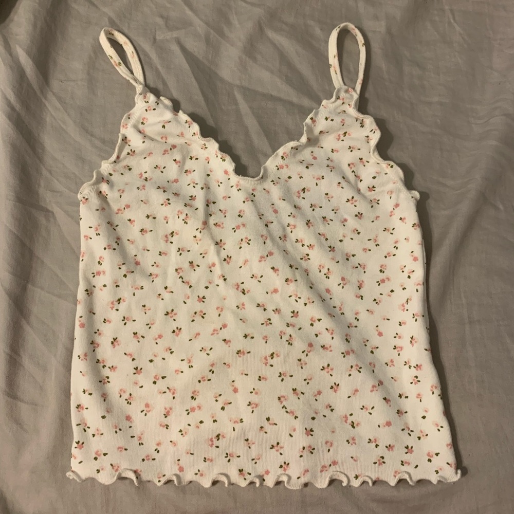 BRANDY MELVILLE floral tank top